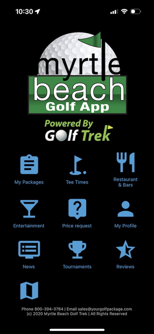 tour trek golf customer service